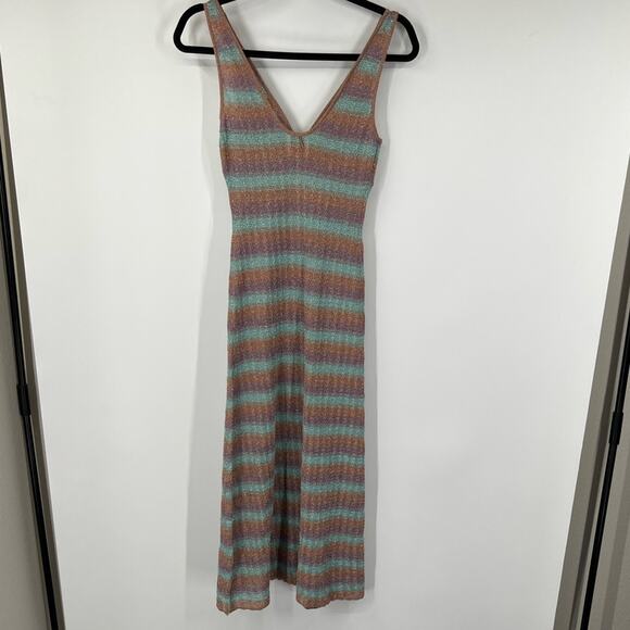 Misa Los Angeles Rosita Knit Striped Midi Dress - Picture 6 of 8